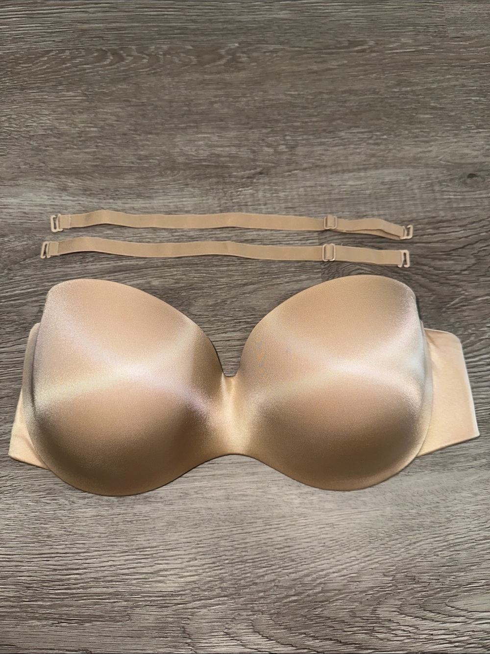 Maidenform Strapless Smooth Beige Convertible Bandeau